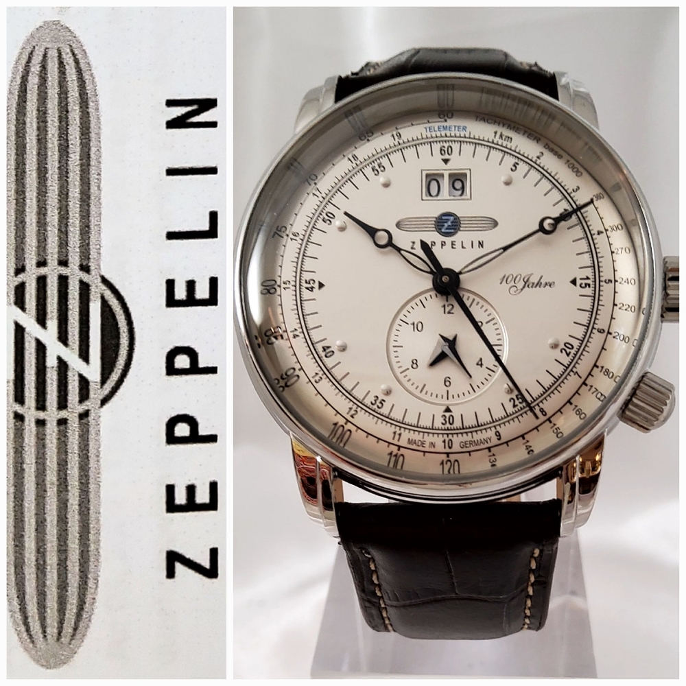ZEPPELIN 100 JAHRE MAN'S CHRONOGRAPH WATCH, NWT